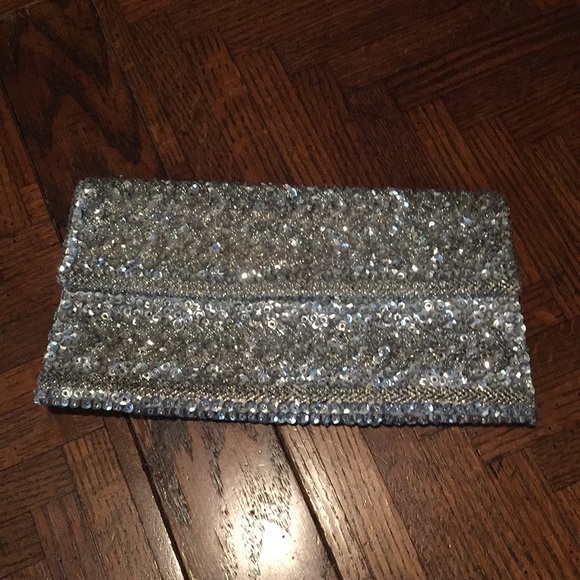 Handbags - Vintage Clutch silver